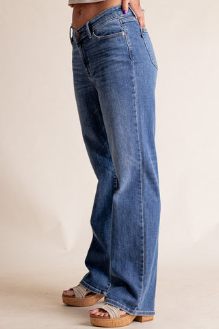 Baylor High Rise Straight Leg Jeans