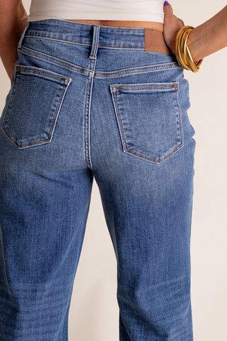 Baylor High Rise Straight Leg Jeans