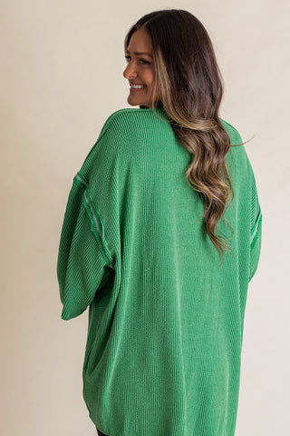 Only Go Forwards Oversized Urban Ribbed Tunic