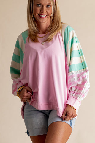 Hit Or Miss Round Neck Sweatshirt