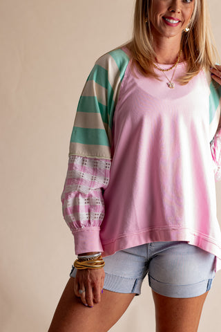 Hit Or Miss Round Neck Sweatshirt