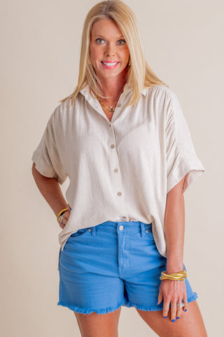 Moonlit Meadow Button Down Top *Final Sale*