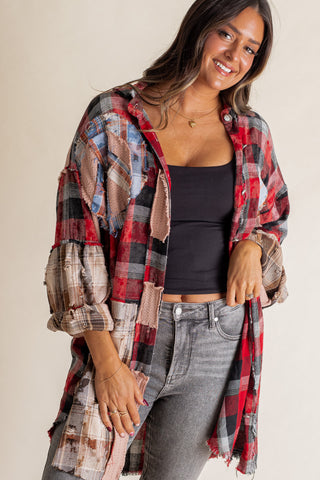 The Good I'll Do Flannel Button Down Top