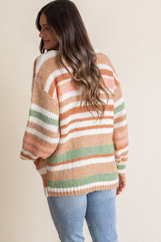 A Forever Thing Striped Cardigan