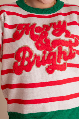 Merry And Bright Striped Sweater *Final Sale*