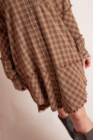 Final Stop Button Down Dress