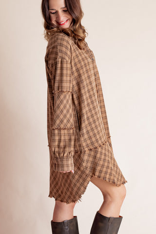 Final Stop Button Down Dress