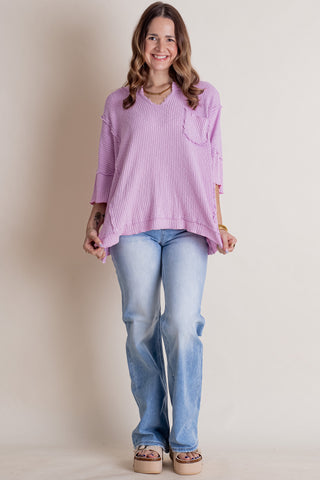 Sweetest Rush Mineral Wash Top *Final Sale*