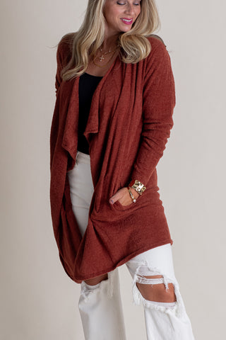 Falling In Love Draped Cardigan *Final Sale*