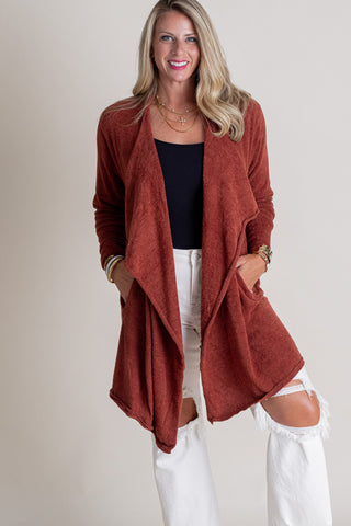 Falling In Love Draped Cardigan *Final Sale*