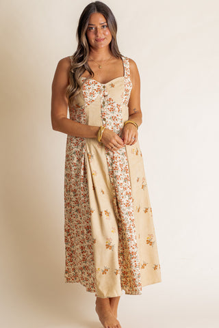 Closet Staple Floral Midi Dress