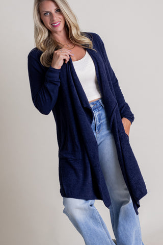 Falling In Love Draped Cardigan