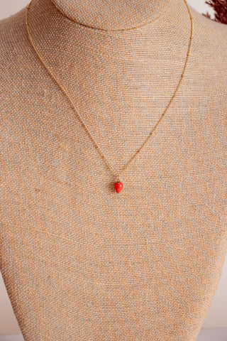 Strawberry Shortcake Necklace