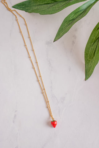 Strawberry Shortcake Necklace