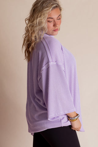 Only Go Forwards Oversized Urban Ribbed Tunic