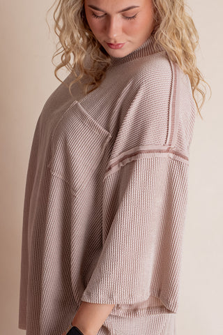 Only Go Forwards Oversized Urban Ribbed Tunic