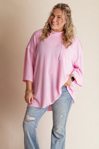 Only Go Forwards Oversized Urban Ribbed Tunic