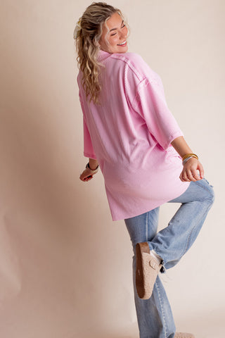 Only Go Forwards Oversized Urban Ribbed Tunic