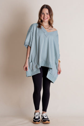 In The Wind V Neck Top *Final Sale*