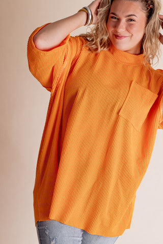 Only Go Forwards Oversized Urban Ribbed Tunic