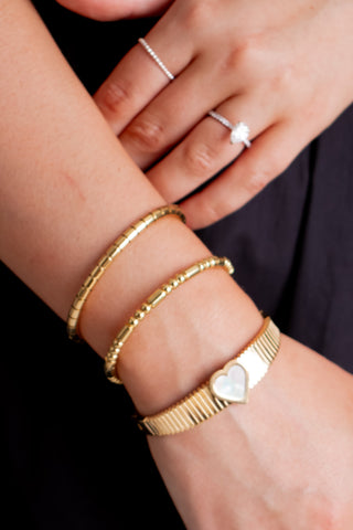 Jodie Heart Bangle