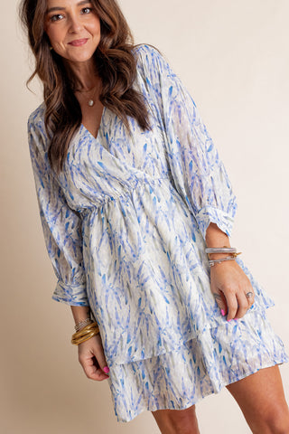 Soft and Sweet V Neck Dress