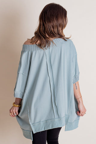 In The Wind V Neck Top *Final Sale*