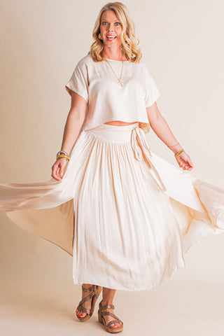 Hold The Sun Top and Skirt Set
