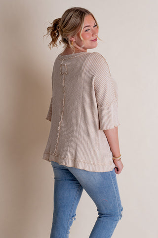 Sweetest Rush Mineral Wash Top *Final Sale*