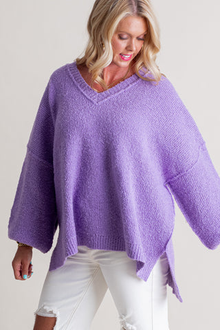 Save The Drama V Neck Sweater