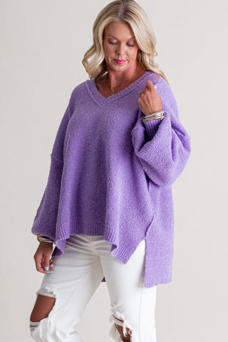 Save The Drama V Neck Sweater