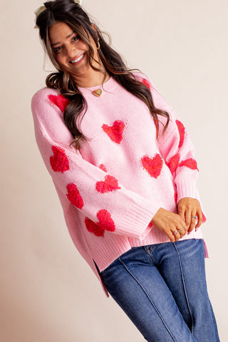 Steady Heart Embroidered Sweater