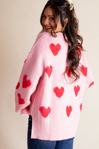 Steady Heart Embroidered Sweater