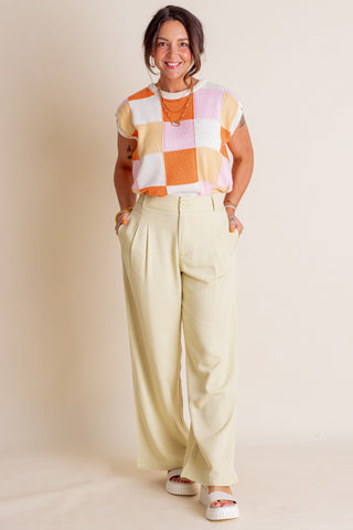 Outside Attention Wide Leg Trousers *Final Sale*