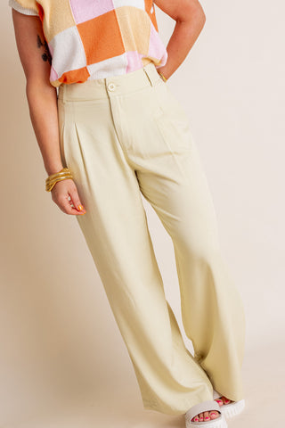 Outside Attention Wide Leg Trousers *Final Sale*