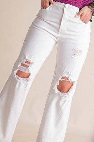 Miley High Rise Wide Leg Dad Jeans