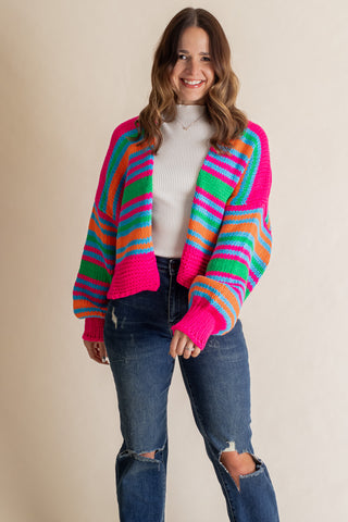 Build Me Up Chunky Knit Cardigan