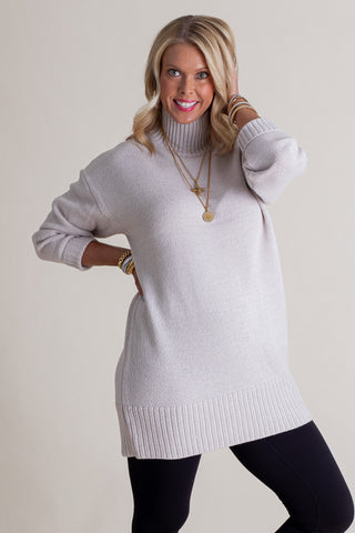 Cuddle Me Up Turtle Neck Sweater Dress