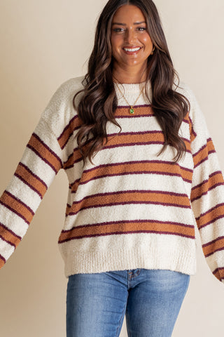 Walk The Line Striped Sweater