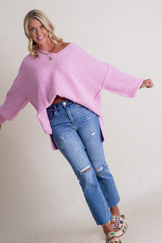 Save The Drama V Neck Sweater