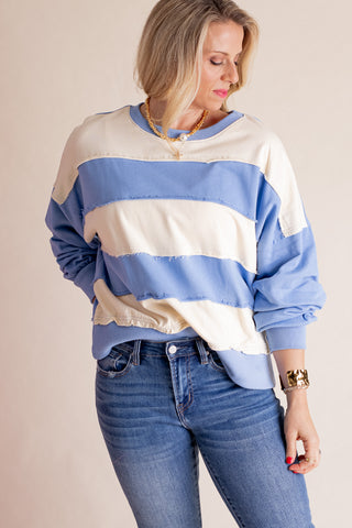 Get A Clue Striped Top