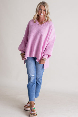 Save The Drama V Neck Sweater