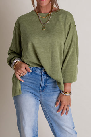 So Chic Round Neck Sweater