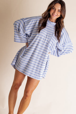 Only Go Forwards Oversized Striped Top