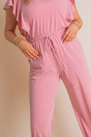 Quick And Easy Ruffled Jumpsuit *Final Sale*