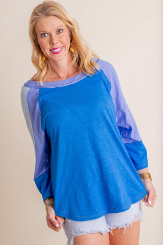 Always Fearless Color Block Top *Final Sale*