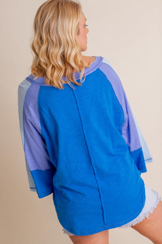 Always Fearless Color Block Top *Final Sale*