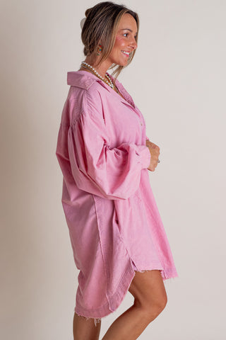 A Leap Of Faith Button Down Dress