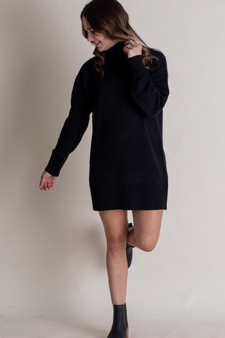 Cuddle Me Up Turtle Neck Sweater Dress