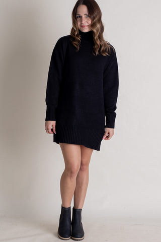 Cuddle Me Up Turtle Neck Sweater Dress